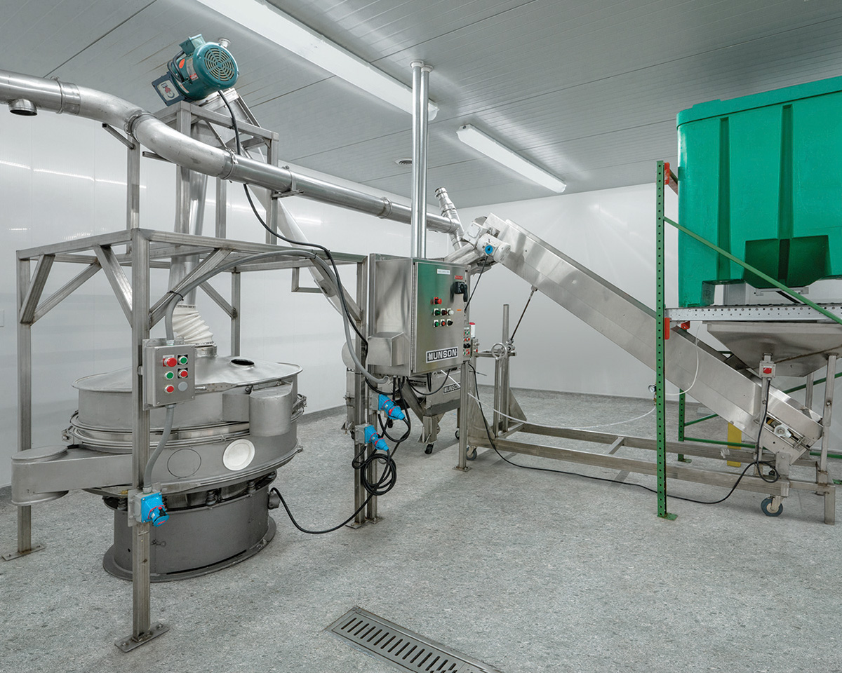 Size Reduction of Dates Eight-Times Faster with Screen Classifying Cutter